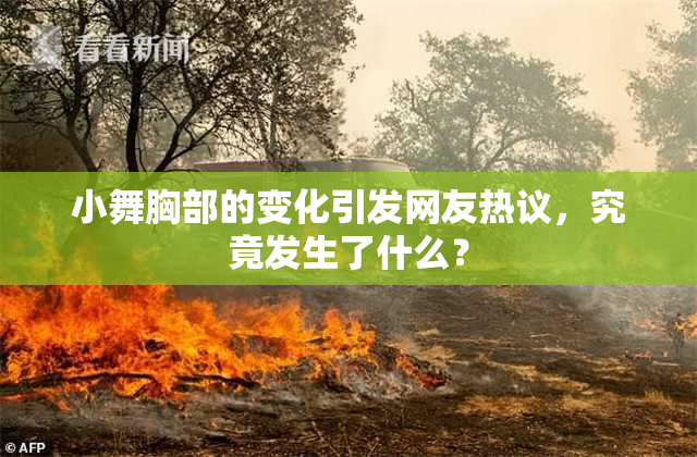 小舞胸部的变化引发网友热议，究竟发生了什么？