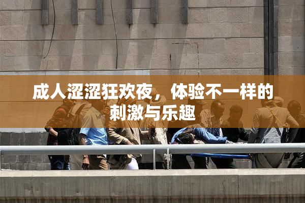 成人涩涩狂欢夜，体验不一样的刺激与乐趣