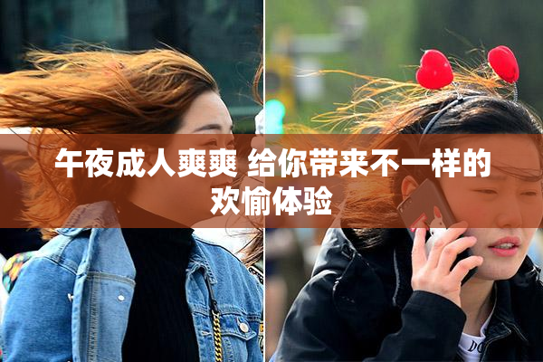 午夜成人爽爽 给你带来不一样的欢愉体验
