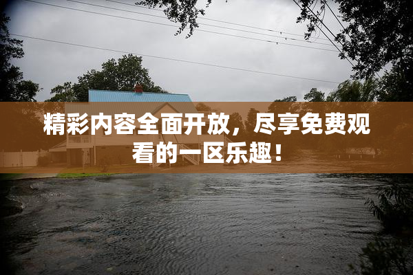 精彩内容全面开放，尽享免费观看的一区乐趣！