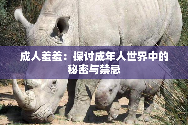 成人羞羞：探讨成年人世界中的秘密与禁忌