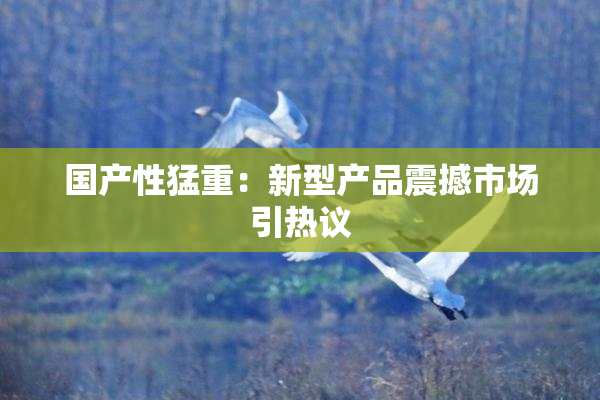国产性猛重：新型产品震撼市场引热议