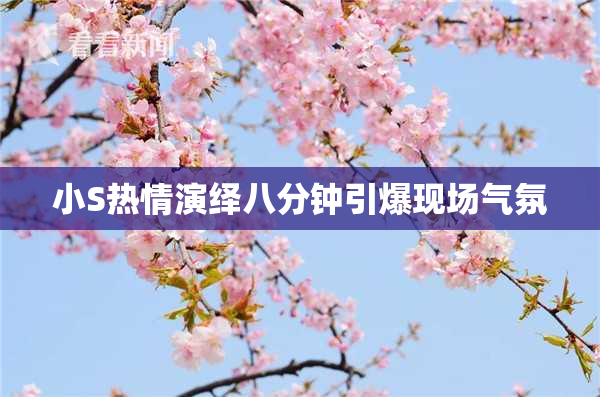小S热情演绎八分钟引爆现场气氛