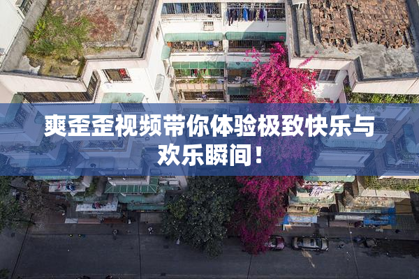 爽歪歪视频带你体验极致快乐与欢乐瞬间！