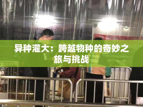 异种灌大：跨越物种的奇妙之旅与挑战