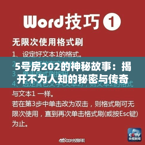 5号房202的神秘故事：揭开不为人知的秘密与传奇