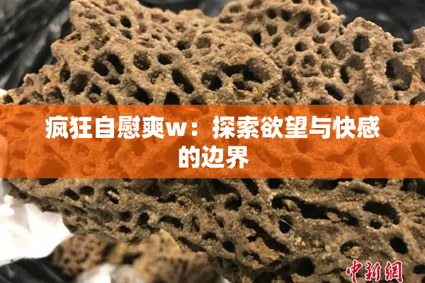 疯狂自慰爽w：探索欲望与快感的边界