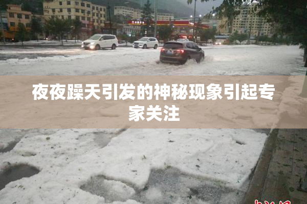夜夜躁天引发的神秘现象引起专家关注