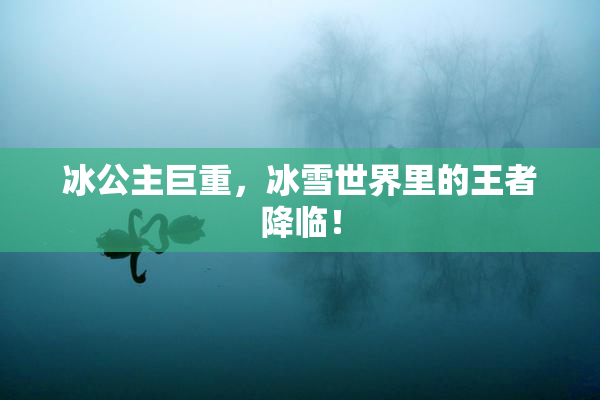 冰公主巨重，冰雪世界里的王者降临！