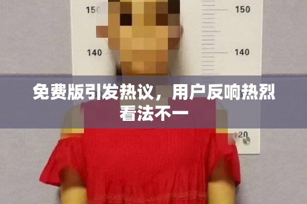 免费版引发热议，用户反响热烈看法不一