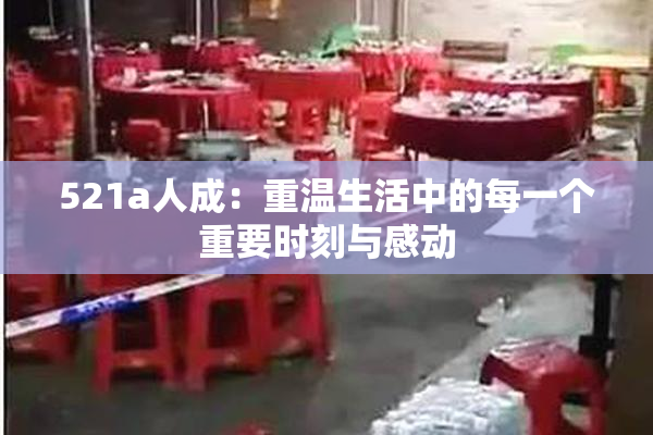 521a人成：重温生活中的每一个重要时刻与感动