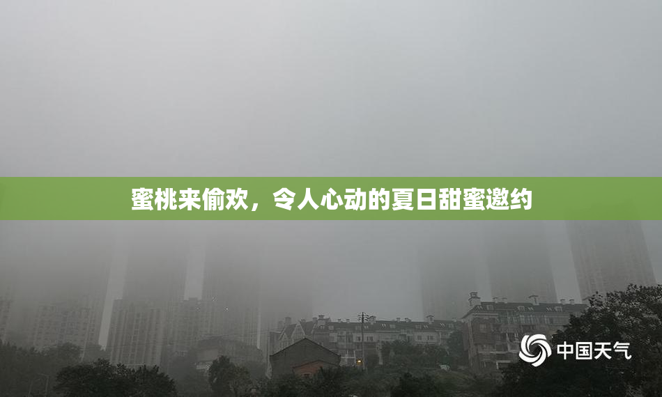 蜜桃来偷欢，令人心动的夏日甜蜜邀约