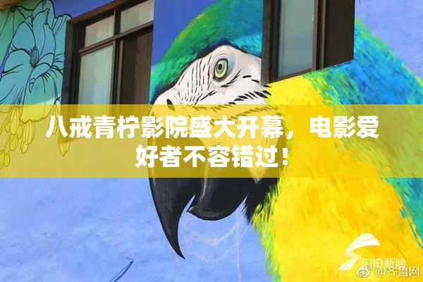 八戒青柠影院盛大开幕，电影爱好者不容错过！