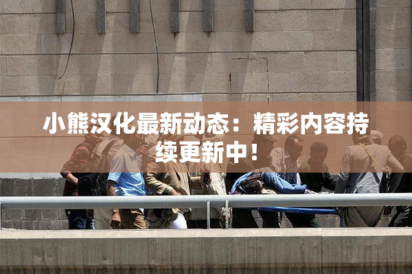 小熊汉化最新动态：精彩内容持续更新中！