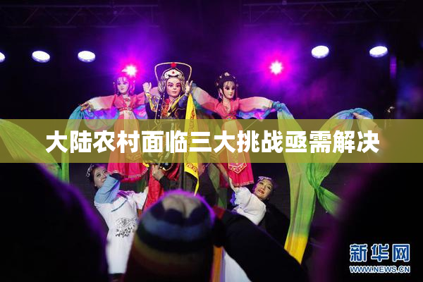 大陆农村面临三大挑战亟需解决