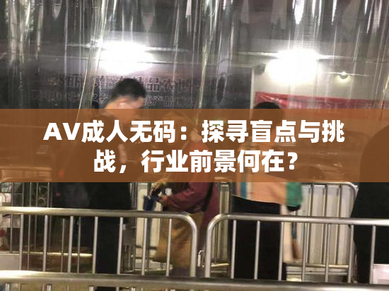 AV成人无码：探寻盲点与挑战，行业前景何在？