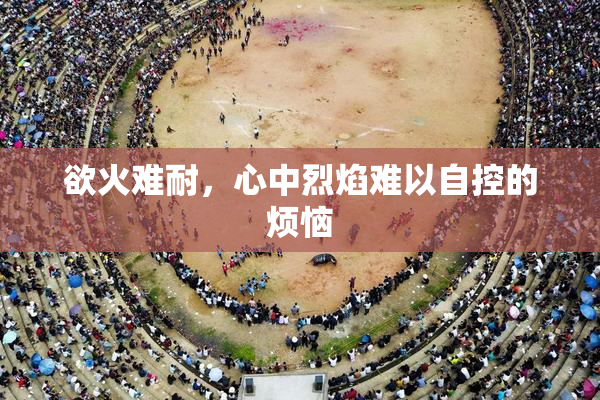 欲火难耐，心中烈焰难以自控的烦恼