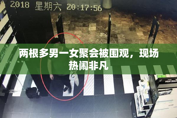 两根多男一女聚会被围观，现场热闹非凡