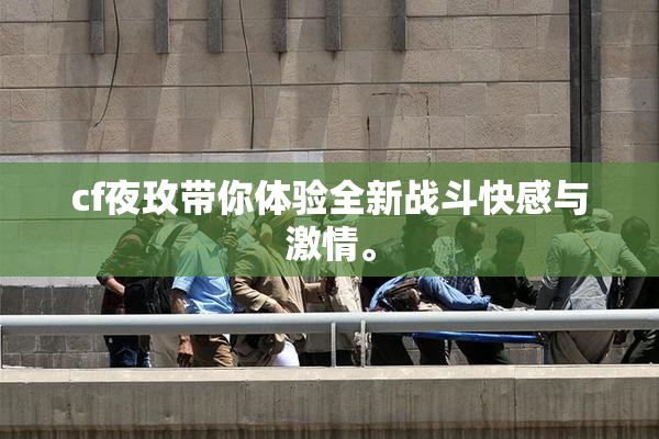 cf夜玫带你体验全新战斗快感与激情。