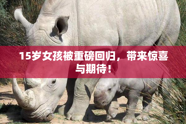 15岁女孩被重磅回归，带来惊喜与期待！