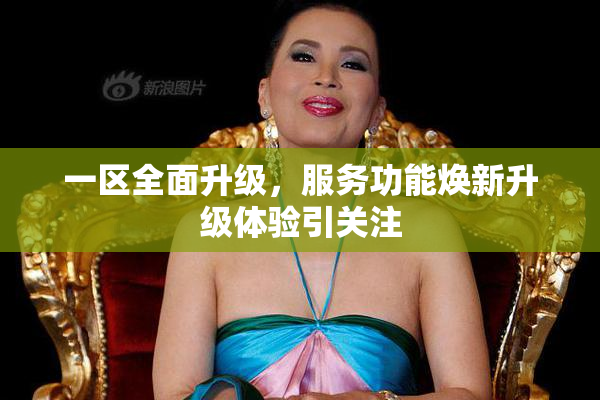 一区全面升级，服务功能焕新升级体验引关注