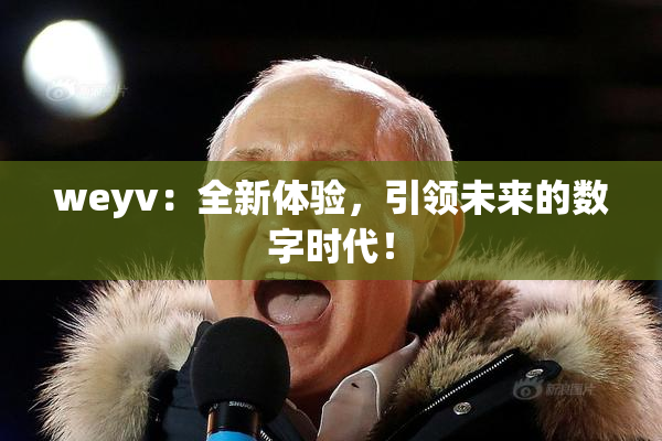 weyv：全新体验，引领未来的数字时代！