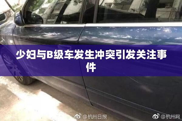 少妇与B级车发生冲突引发关注事件