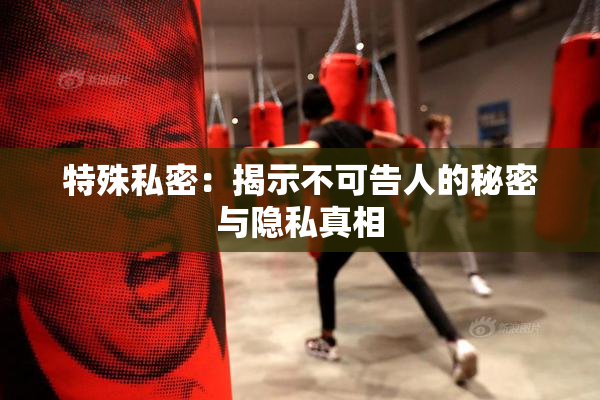 特殊私密：揭示不可告人的秘密与隐私真相