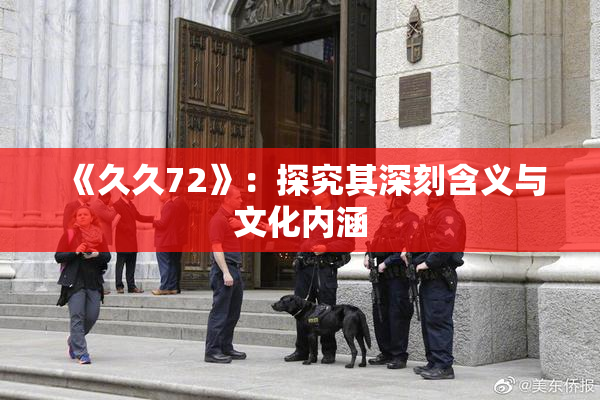 《久久72》：探究其深刻含义与文化内涵