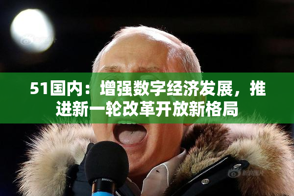 51国内：增强数字经济发展，推进新一轮改革开放新格局