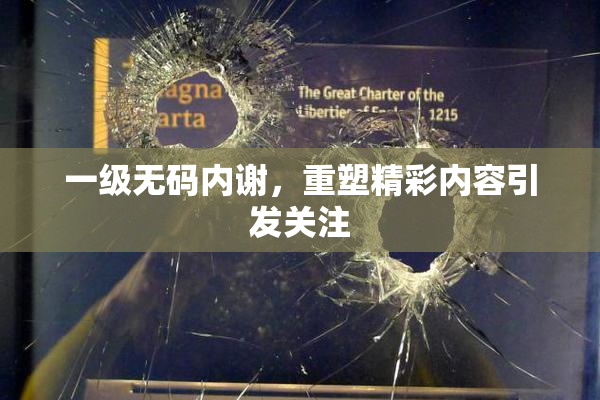 一级无码内谢，重塑精彩内容引发关注