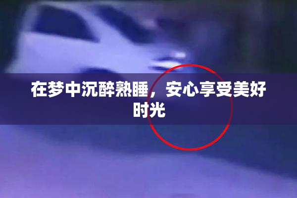 在梦中沉醉熟睡，安心享受美好时光