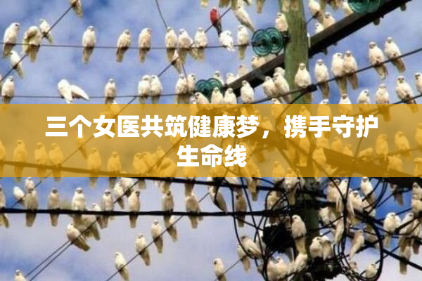三个女医共筑健康梦，携手守护生命线