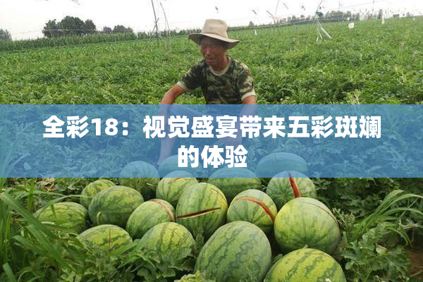 全彩18：视觉盛宴带来五彩斑斓的体验