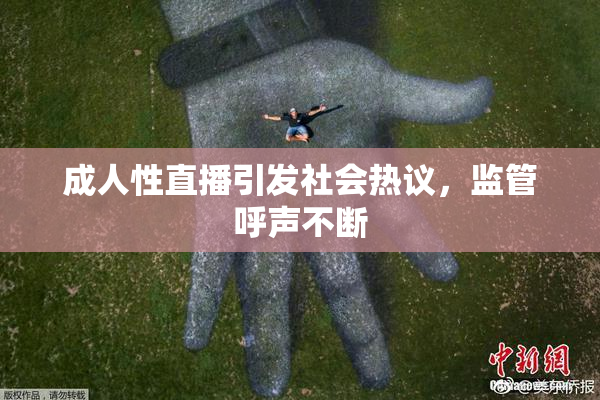 成人性直播引发社会热议，监管呼声不断