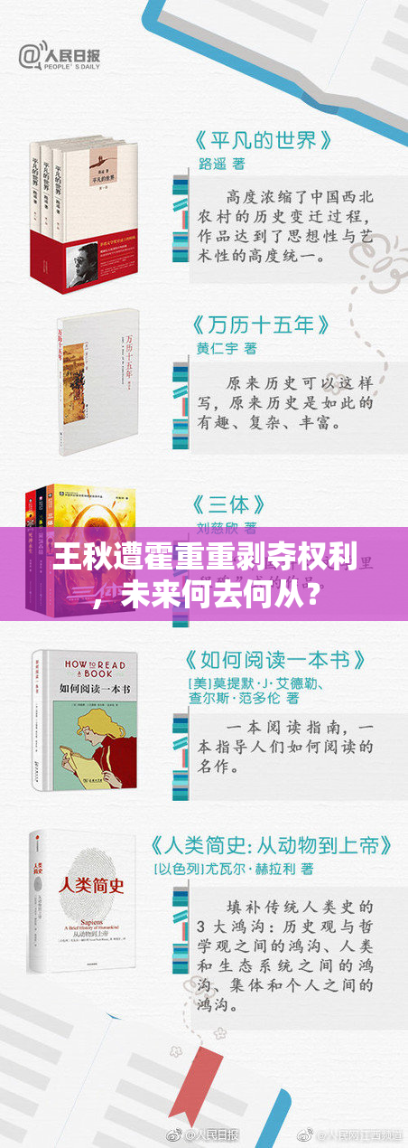 王秋遭霍重重剥夺权利，未来何去何从？
