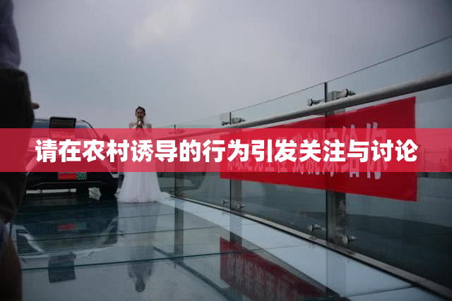 请在农村诱导的行为引发关注与讨论