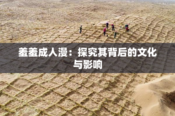 羞羞成人漫：探究其背后的文化与影响