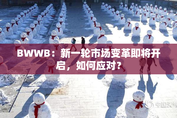 BWWB：新一轮市场变革即将开启，如何应对？