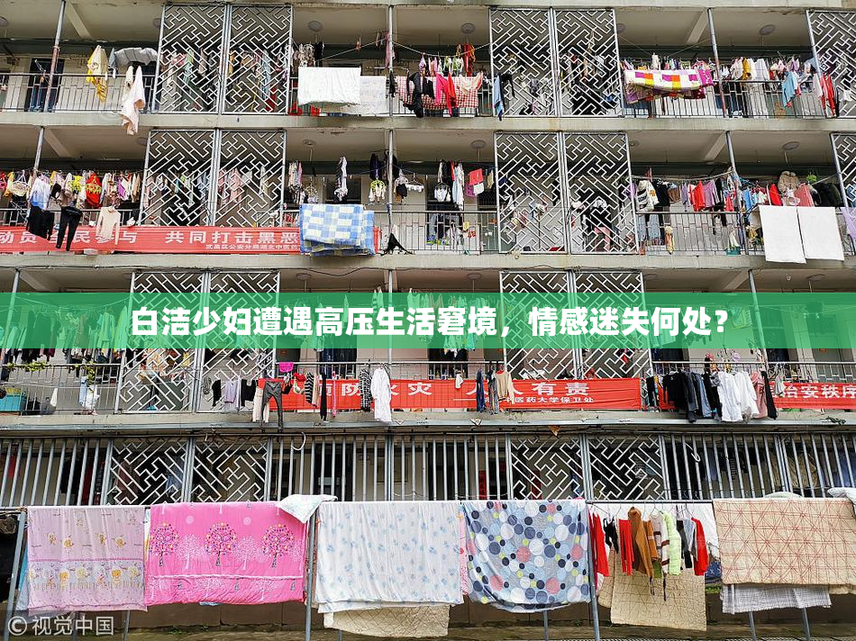 白洁少妇遭遇高压生活窘境，情感迷失何处？