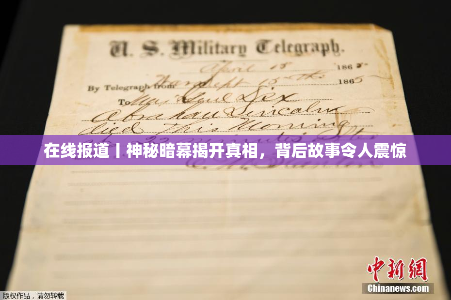 在线报道丨神秘暗幕揭开真相，背后故事令人震惊