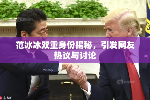 范冰冰双重身份揭秘，引发网友热议与讨论