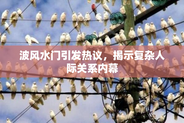 波风水门引发热议，揭示复杂人际关系内幕