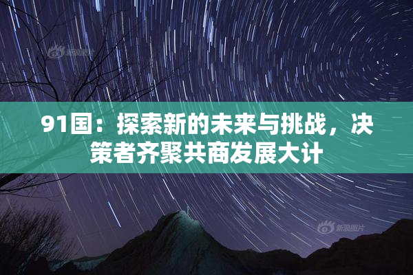 91国：探索新的未来与挑战，决策者齐聚共商发展大计