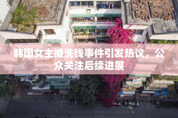 韩国女主播洗钱事件引发热议，公众关注后续进展