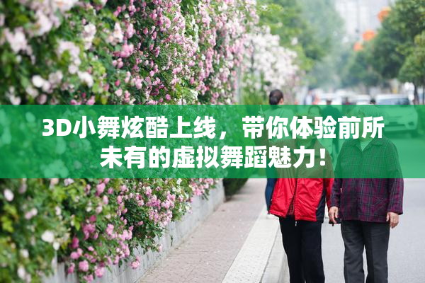 3D小舞炫酷上线，带你体验前所未有的虚拟舞蹈魅力！