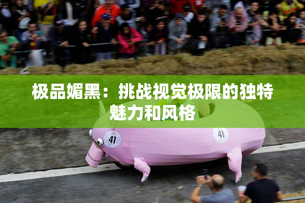 极品媚黑：挑战视觉极限的独特魅力和风格