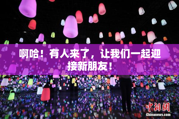 啊哈！有人来了，让我们一起迎接新朋友！