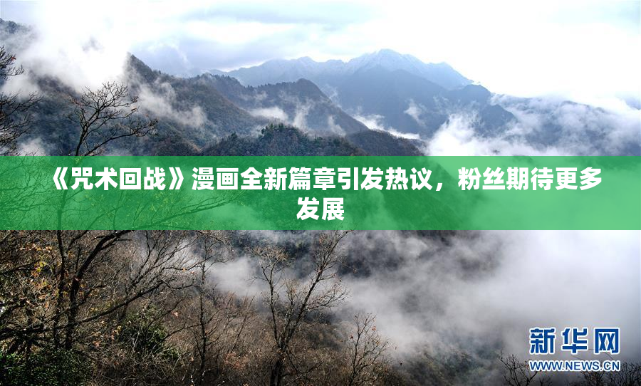 《咒术回战》漫画全新篇章引发热议，粉丝期待更多发展
