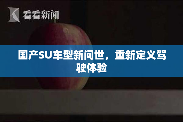 国产SU车型新问世，重新定义驾驶体验